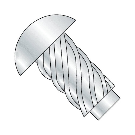 Newport Fasteners Self-Drilling Screw, #4 x 3/8 in, Zinc Plated Steel Domed Head U Drive Drive, 5000 PK 668423-5000